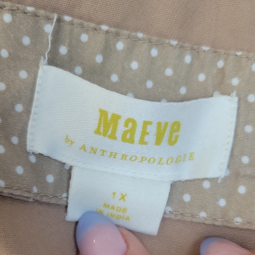 Maeve By Anthropologie Smocked Babydoll Top - Picture 13 of 16